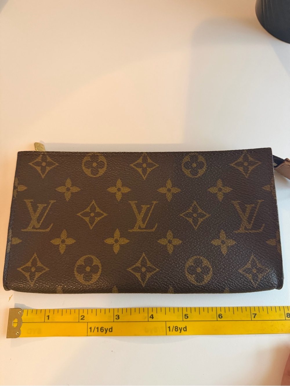 Authentic Louis Vuitton Brown Monogram Crossbody Clutch/Pouch - Picture 12 of 15